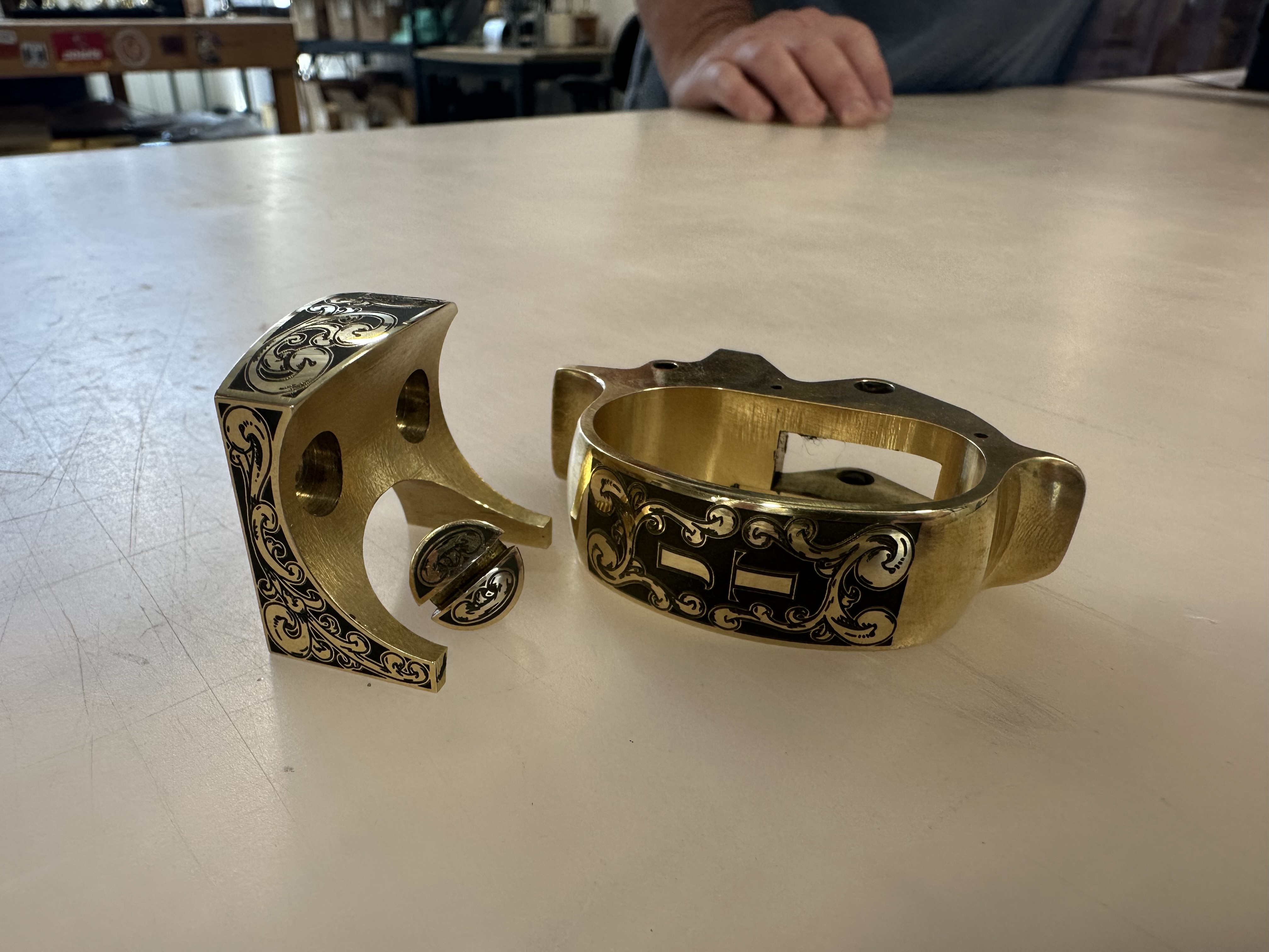 Hand Drawn Filigree Engraving