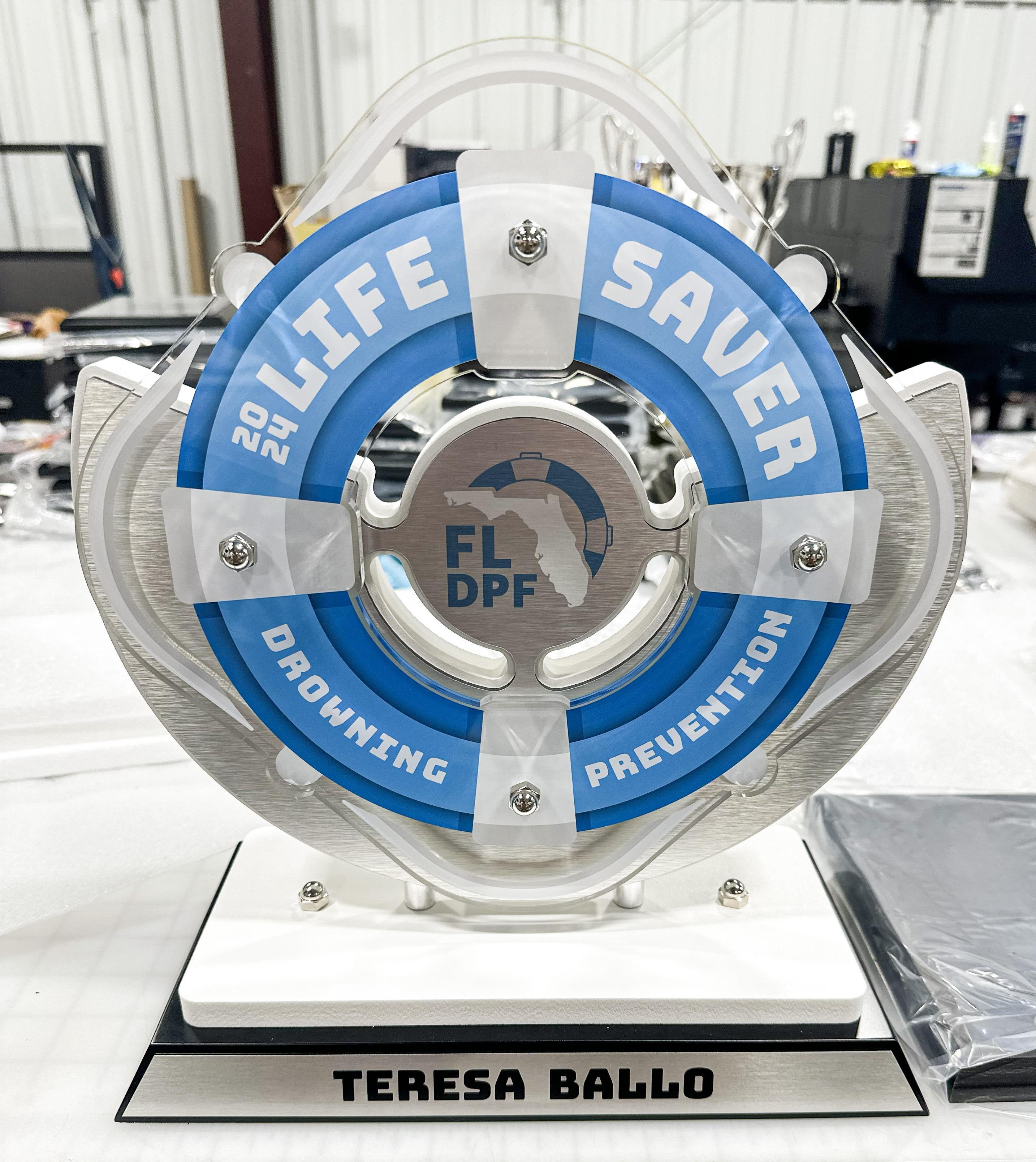 FLDPF Aqua Ball trophy
